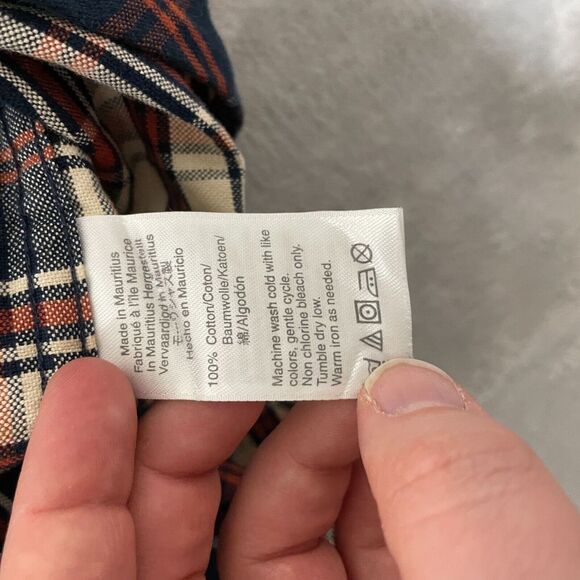 J.Crew Shirt Mens Large Plaid Mercantile Flex Button Down Pocket Western - Picture 8 of 11